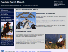 Tablet Screenshot of doubledutchranch.net